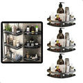 Kit 3 Suportes Organizadores de Shampoo – Prateleira de Banheiro Sem Furo em Alumínio Space Premium